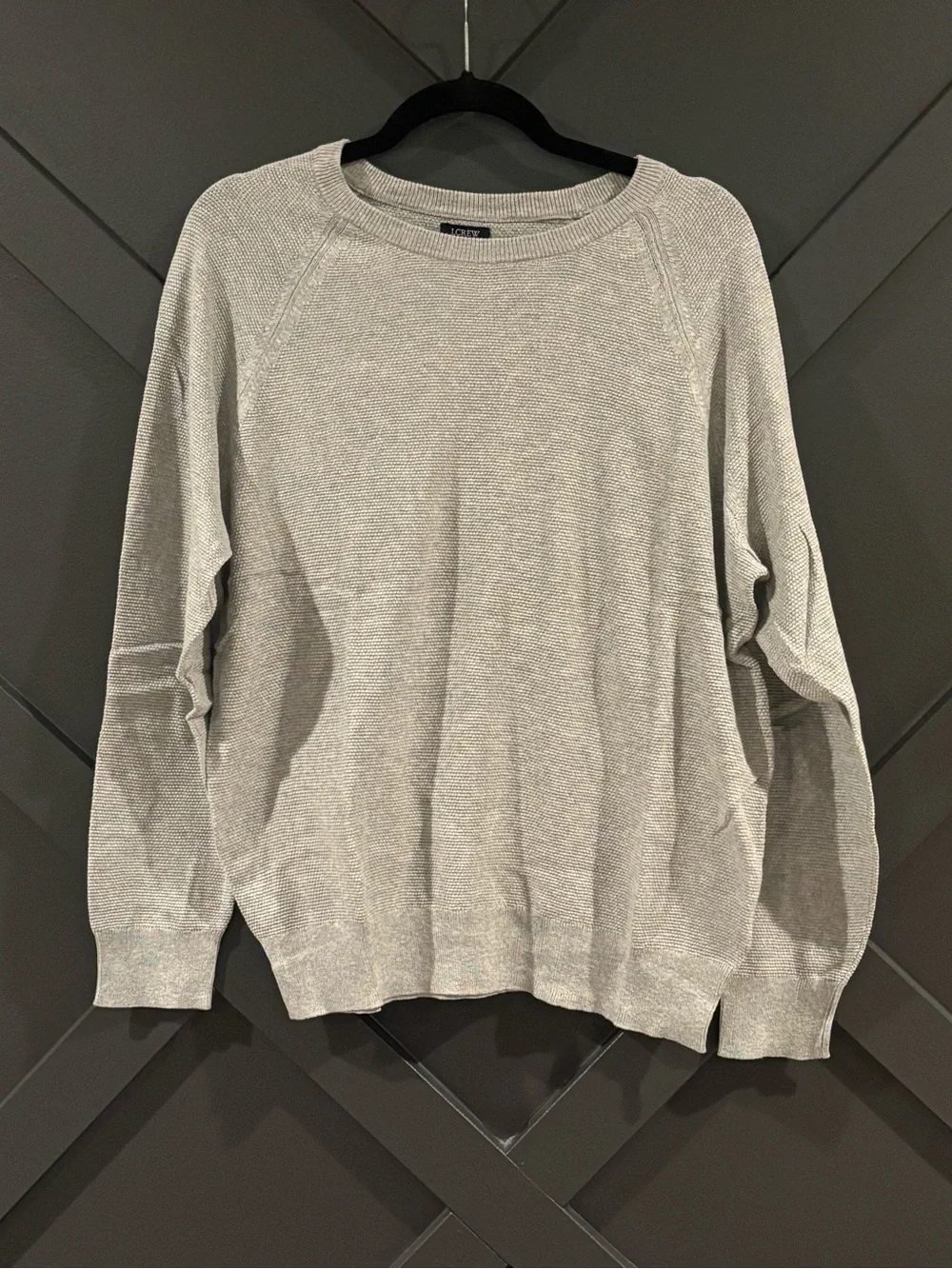 J. Crew Men's Crewneck Sweater in Heather Gray